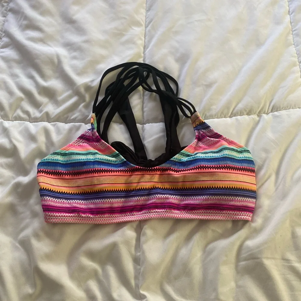 Nwot endless sun bathing suit top size x large multi colors - Picture 1 of 3